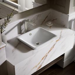 Kohler Iron Plains 18-1/2'' rectangular vessel bathroom sink - White - image 2