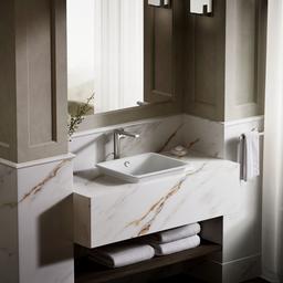 Kohler Iron Plains 18-1/2'' rectangular vessel bathroom sink - White - image 4