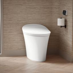 Kohler Veil One-piece compact elongated smart toilet, dual-flush - White - image 2