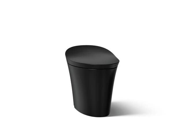 Kohler Veil One-piece compact elongated smart toilet, dual-flush - Honed Black