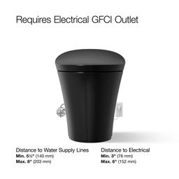 Veil One-piece compact elongated smart toilet, dual-flush - image 8