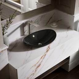 Kohler Iron Plains 20-3/4'' oval vessel bathroom sink - Black - image 2