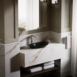 Kohler Iron Plains 20-3/4'' oval vessel bathroom sink - Black - image 4