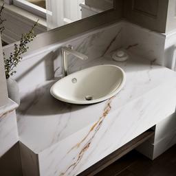 Kohler Iron Plains 20-3/4'' oval vessel bathroom sink - Biscuit - image 2