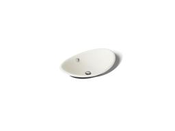 Kohler Iron Plains 20-3/4'' oval vessel bathroom sink - Biscuit - image 1