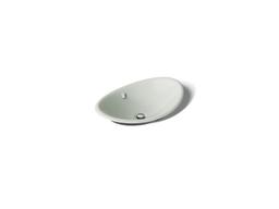 Kohler Iron Plains 20-3/4'' oval vessel bathroom sink - Sea Salt - image 1