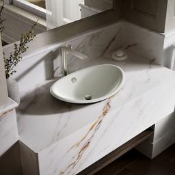 Kohler Iron Plains 20-3/4'' oval vessel bathroom sink - Dune - image 2