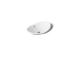 Kohler Iron Plains 20-3/4'' oval vessel bathroom sink - White - image 1