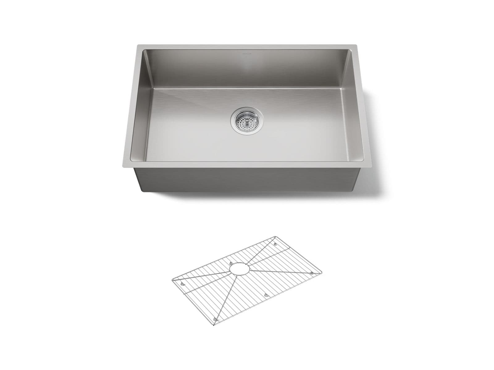 Kohler Strive 29'' undermount single-bowl kitchen sink - Stainless Steel by Kohler