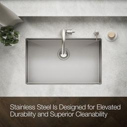 Kohler Strive 29'' undermount single-bowl kitchen sink - Stainless Steel - image 4