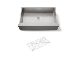 Kohler Strive 35-1/2'' undermount single-bowl farmhouse kitchen sink - Stainless Steel - image 1