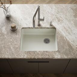 Kohler Riverby 25'' undermount single-bowl kitchen sink - Dune - image 2