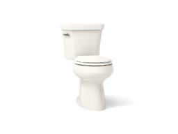 Kohler Highline Two-piece round-front toilet, 1.28 gpf - Biscuit - image 1