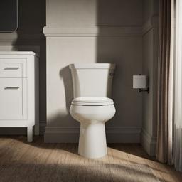 Kohler Highline Two-piece round-front toilet, 1.28 gpf - Biscuit - image 4