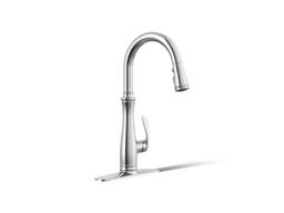 Bellera Pull-down kitchen sink faucet with three-function sprayhead - Polished Chrome - image 1