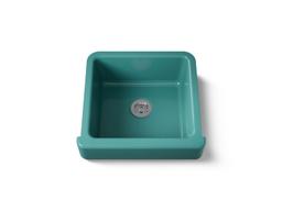 Kohler Whitehaven 23-1/2'' undermount single-bowl farmhouse kitchen sink - Teal - image 1