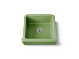Kohler Whitehaven 23-1/2'' undermount single-bowl farmhouse kitchen sink - Fresh Green - image 1
