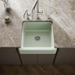 Kohler Whitehaven 23-1/2'' undermount single-bowl farmhouse kitchen sink - Aspen Green - image 2