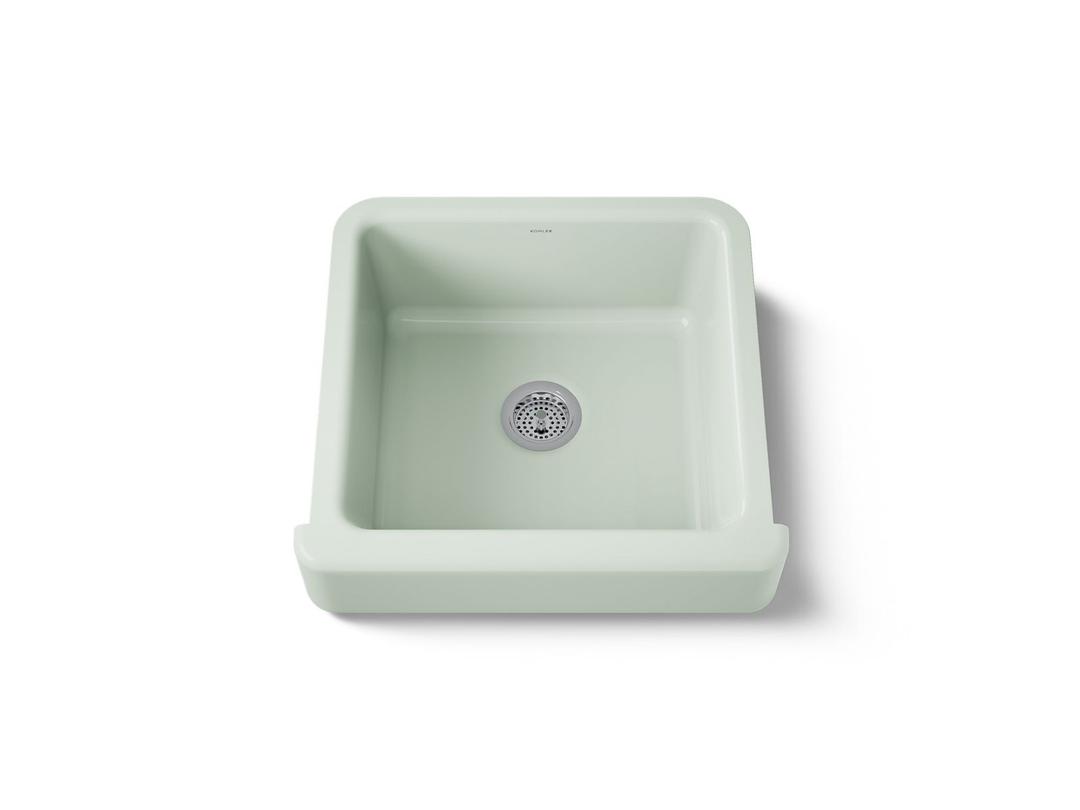 Kohler Whitehaven 23-1/2'' undermount single-bowl farmhouse kitchen sink - Aspen Green by Kohler