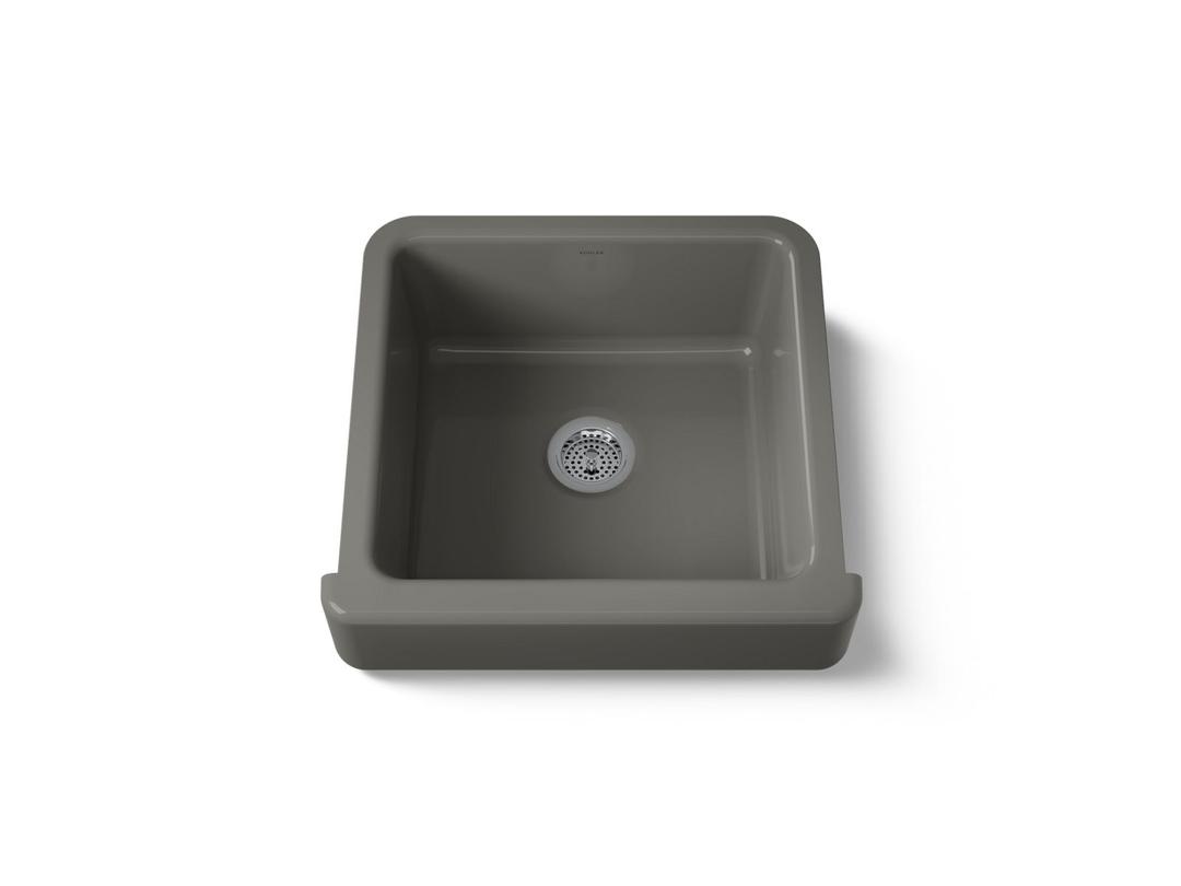 Kohler Whitehaven 23-1/2'' undermount single-bowl farmhouse kitchen sink - Thunder Grey by Kohler
