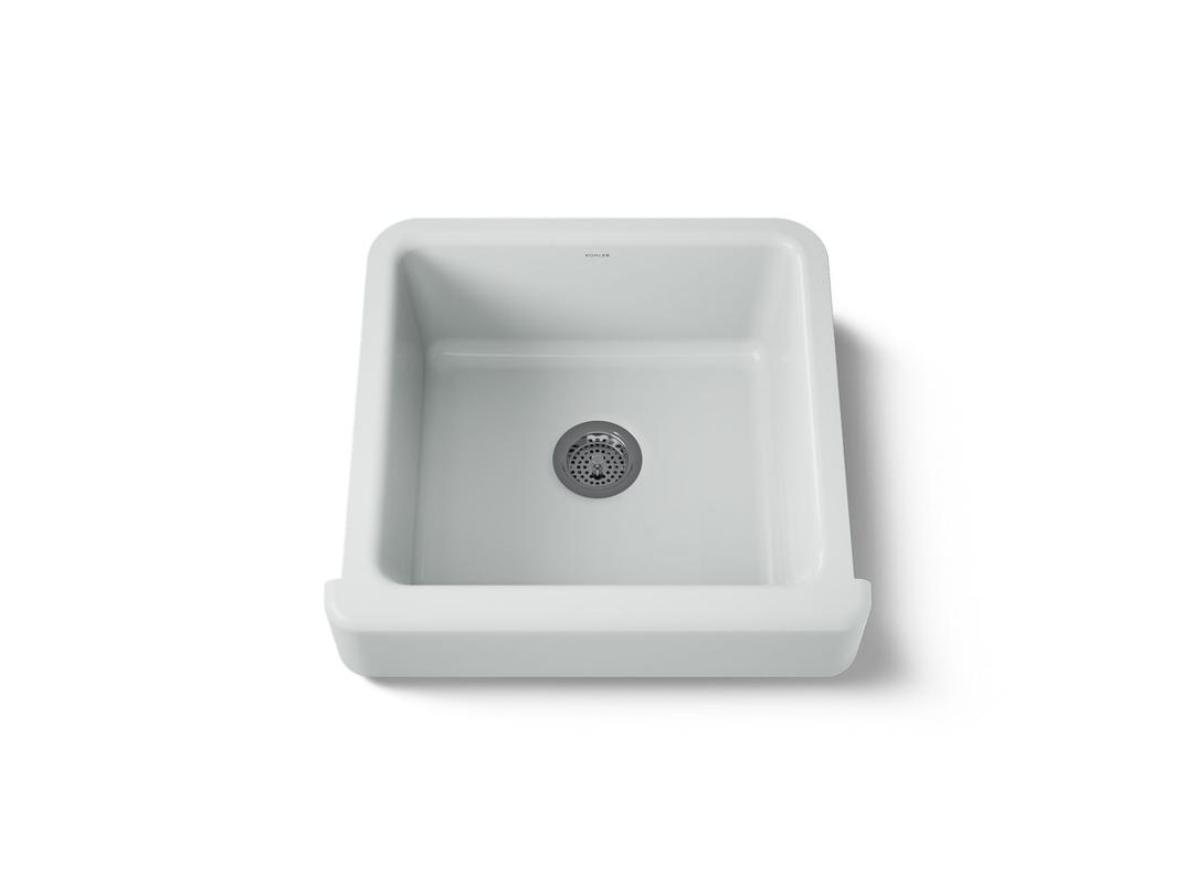 Kohler Whitehaven 23-1/2'' undermount single-bowl farmhouse kitchen sink - Ice Grey by Kohler