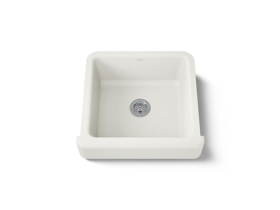 Kohler Whitehaven 23-1/2'' undermount single-bowl farmhouse kitchen sink - Biscuit by Kohler
