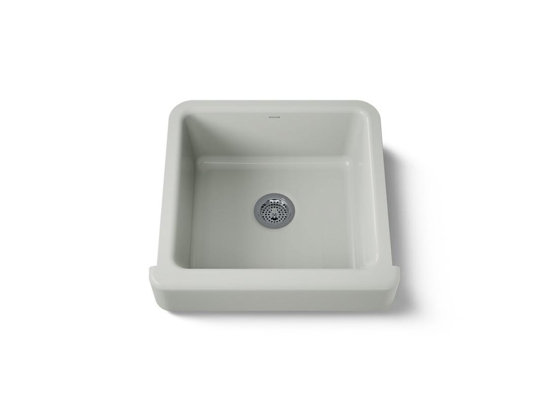 Kohler Whitehaven 23-1/2'' undermount single-bowl farmhouse kitchen sink - Sea Salt by Kohler