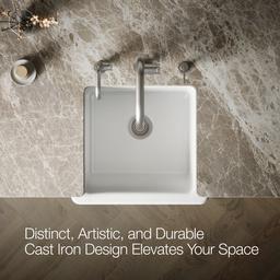 Kohler Whitehaven 23-1/2'' undermount single-bowl farmhouse kitchen sink - image 4