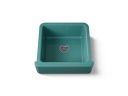 Kohler Whitehaven 23-1/2'' undermount single-bowl farmhouse kitchen sink - Teal - image 1