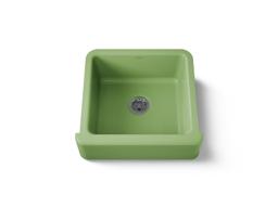 Kohler Whitehaven 23-1/2'' undermount single-bowl farmhouse kitchen sink - Fresh Green - image 1