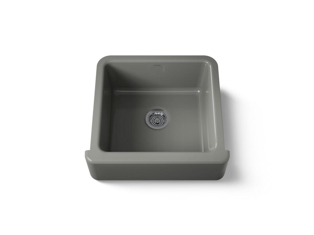 Kohler Whitehaven 23-1/2'' undermount single-bowl farmhouse kitchen sink - Thunder Grey by Kohler