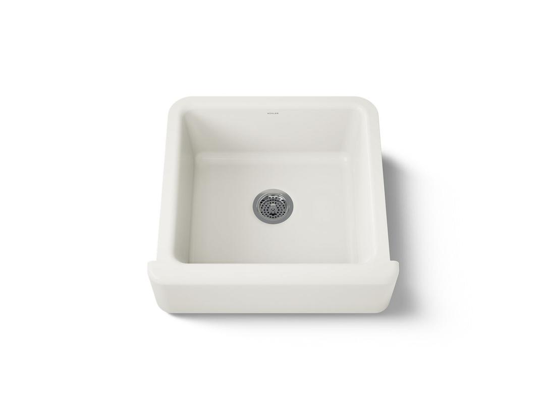 Kohler Whitehaven 23-1/2'' undermount single-bowl farmhouse kitchen sink - Biscuit by Kohler
