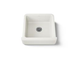 Kohler Whitehaven 23-1/2'' undermount single-bowl farmhouse kitchen sink - Biscuit - image 1
