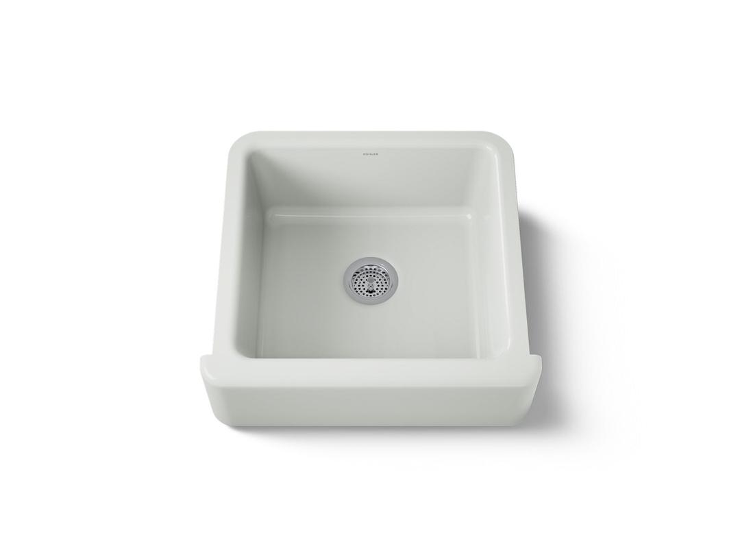 Kohler Whitehaven 23-1/2'' undermount single-bowl farmhouse kitchen sink - Sea Salt by Kohler