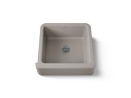 Kohler Whitehaven 23-1/2'' undermount single-bowl farmhouse kitchen sink - Truffle - image 1