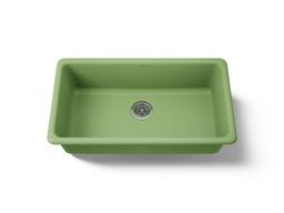 Kohler Iron/Tones 33'' top-/undermount single-bowl kitchen sink - Fresh Green - image 1