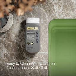 Kohler Iron/Tones 33'' top-/undermount single-bowl kitchen sink - Fresh Green - image 4