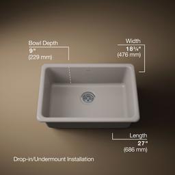 Kohler | Iron/Tones | Kitchen Sink - Truffle - image 3