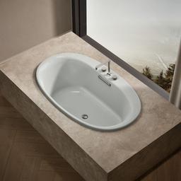 Kohler | Underscore | Drop In Soaking Tub - Ice Grey - image 2