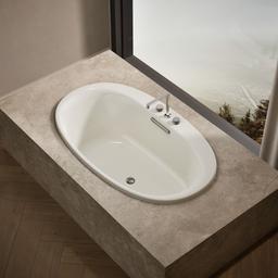 Kohler | Underscore | Drop In Soaking Tub - Biscuit - image 2