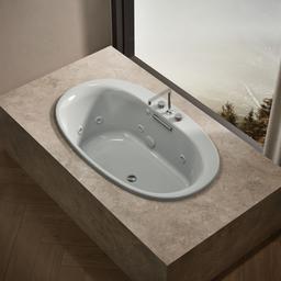 Kohler | Underscore | Whirlpool Bathtub - Ice Grey - image 2