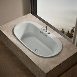 Kohler | Underscore | Drop In Soaking Tub - Ice Grey - image 2
