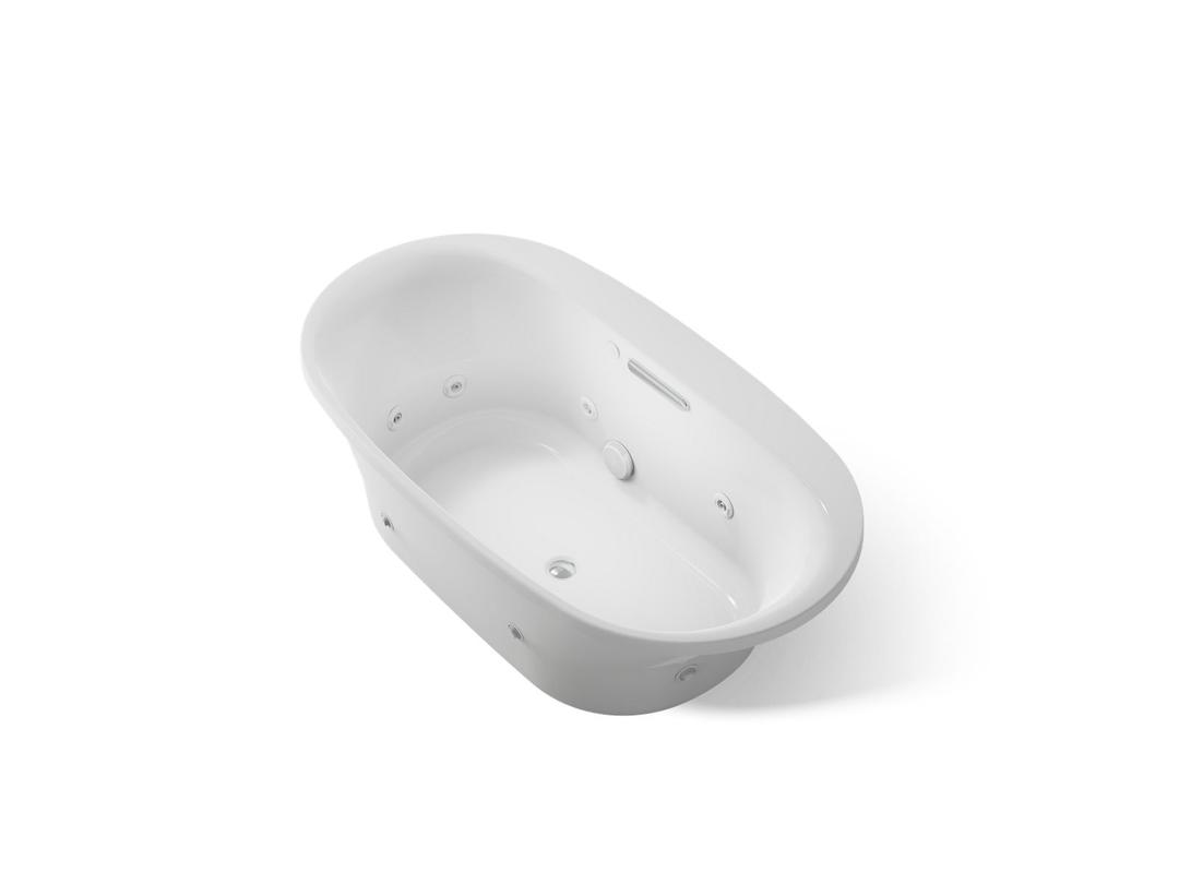 Kohler | Underscore | Whirlpool Bathtub - Ice Grey by Kohler
