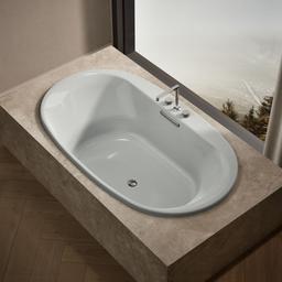 Kohler | Underscore | Drop In Soaking Tub - Ice Grey - image 2