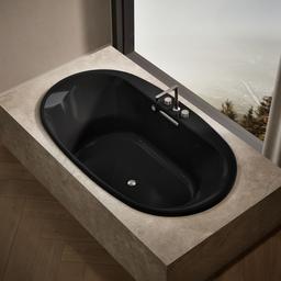 Kohler | Underscore | Drop In Soaking Tub - Black - image 2
