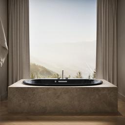 Kohler | Underscore | Drop In Soaking Tub - Black - image 4