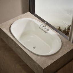 Kohler | Underscore | Drop In Soaking Tub - Biscuit - image 2