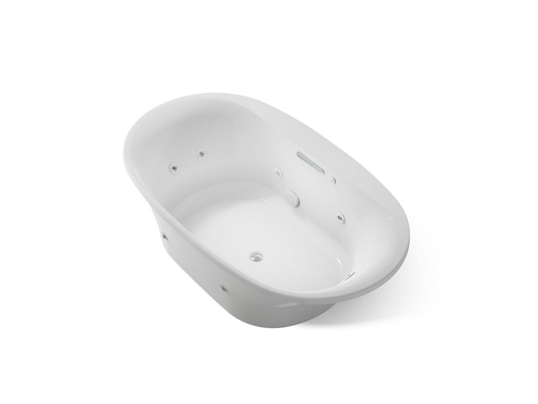Kohler | Underscore | Whirlpool Bathtub - Ice Grey by Kohler