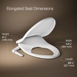 PureWash M250 Elongated manual bidet toilet seat - image 2