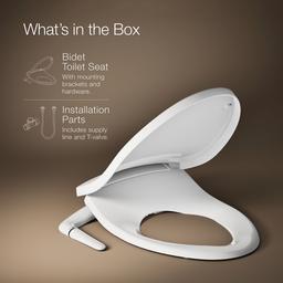PureWash M250 Elongated manual bidet toilet seat - image 6